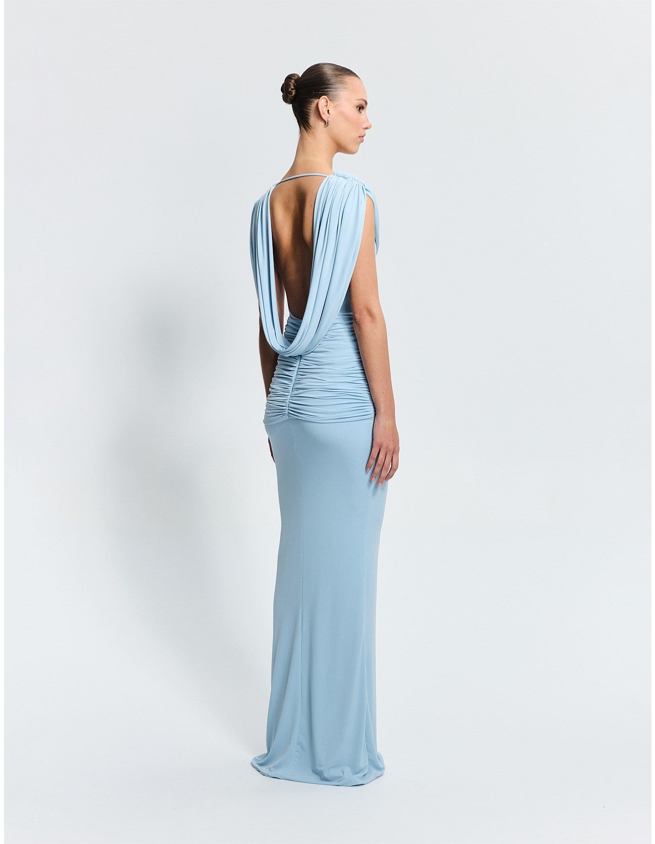 Effie Kats Steele Gown - (Powder Blue) in size S