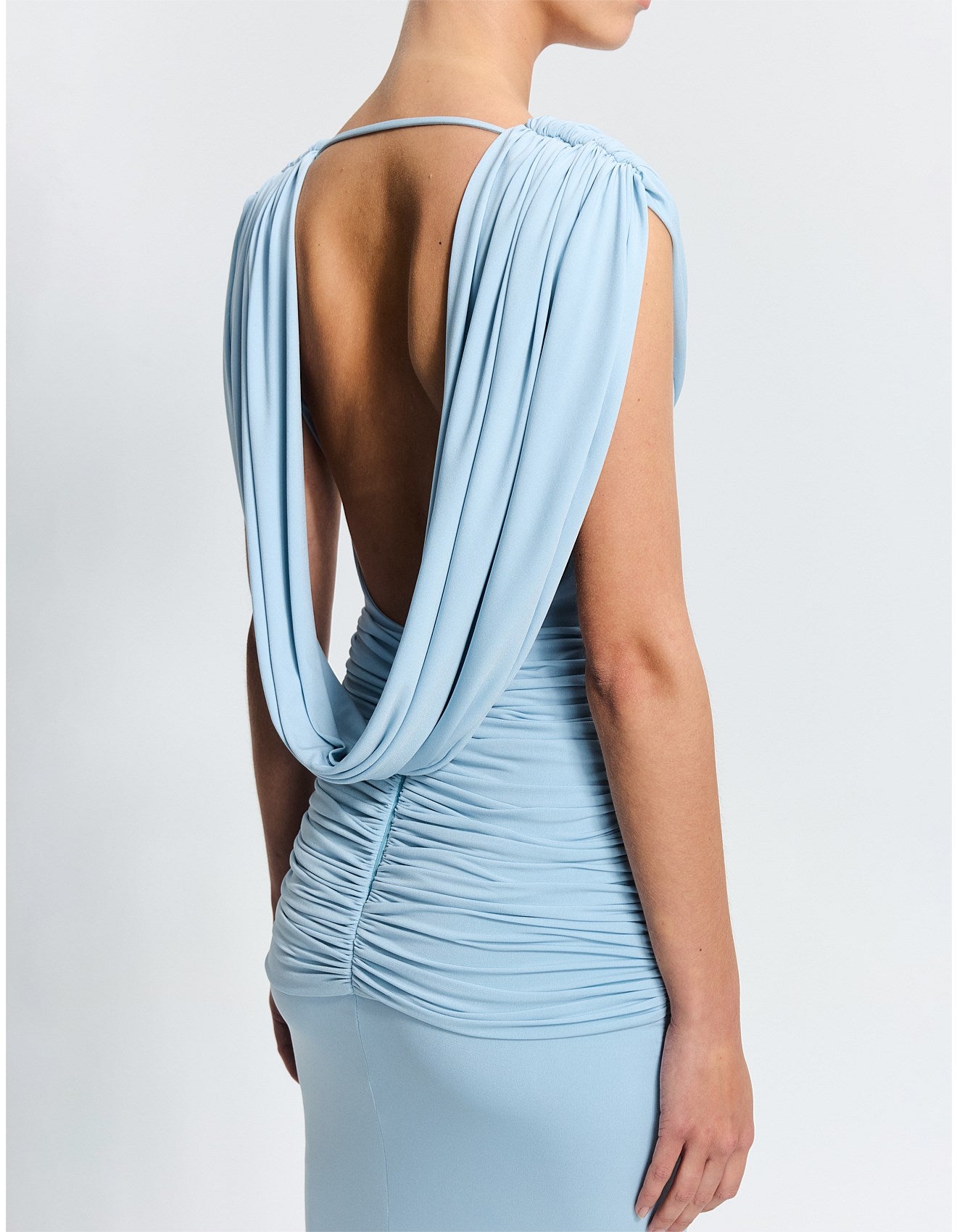 Effie Kats Steele Gown - (Powder Blue) in size S