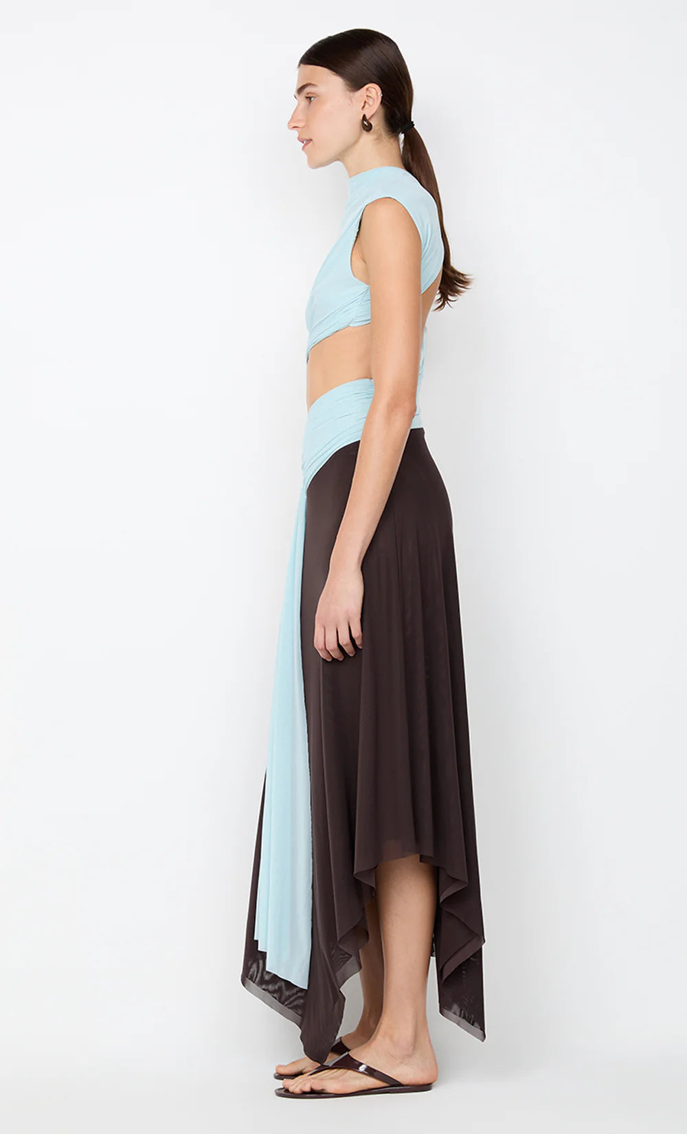 Bec + Bridge Conni Asym Midi Dress size 10