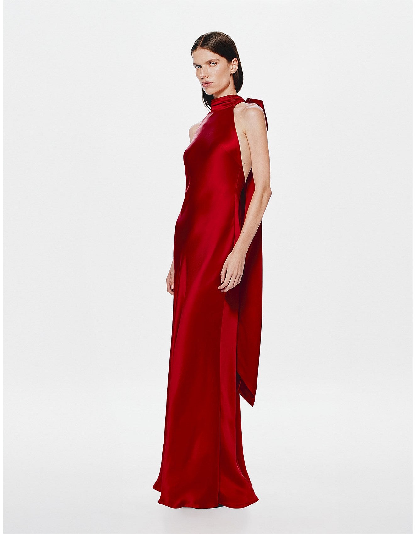 MISHA Elisia Gown (Cherry) in Size 6