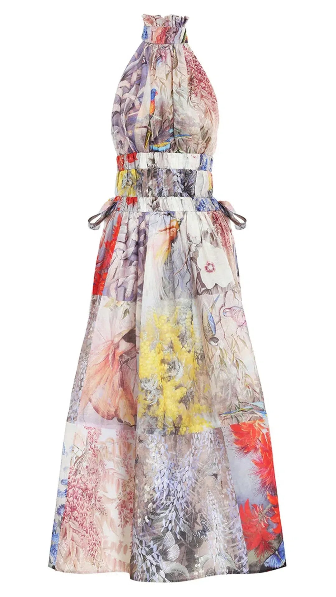 Zimmermann Botanica Halter Neck Gown (Book Print) in Size 0/8